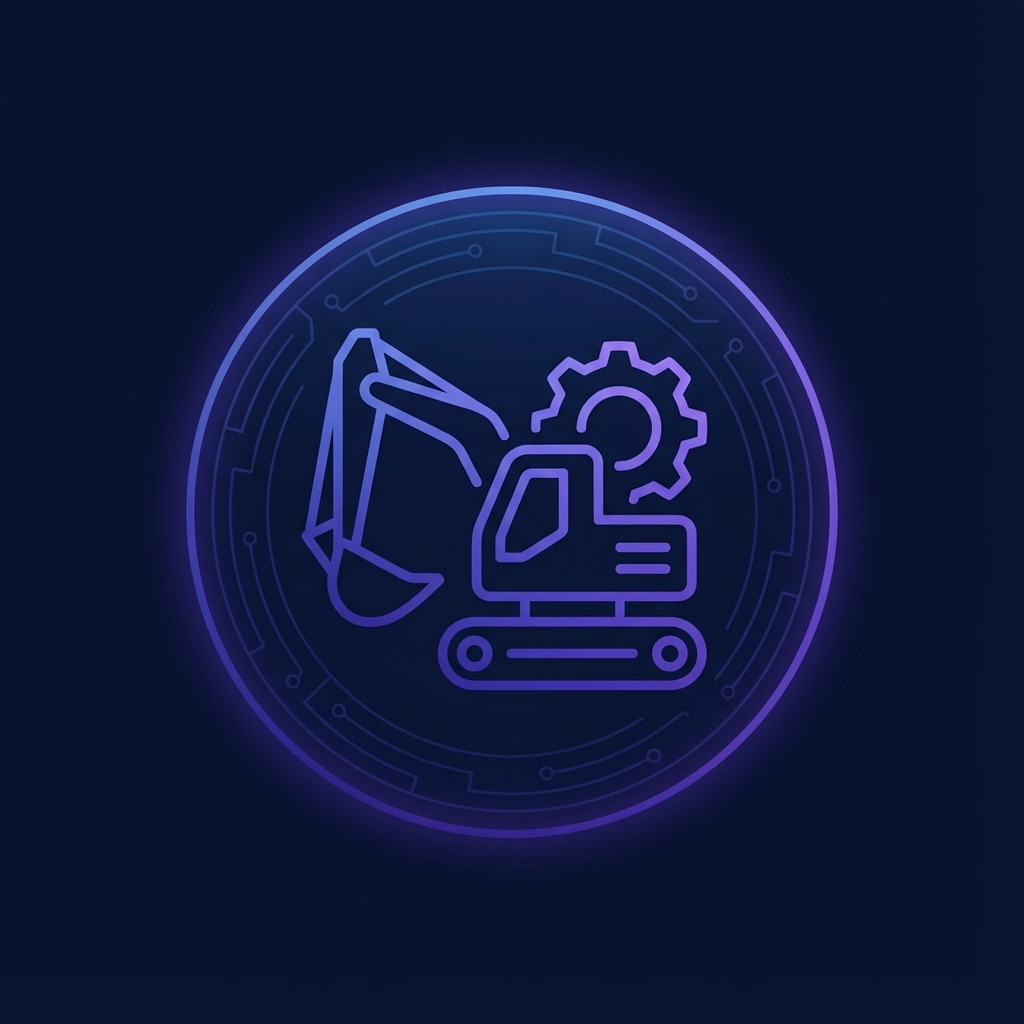 중장비 작업일지 로고