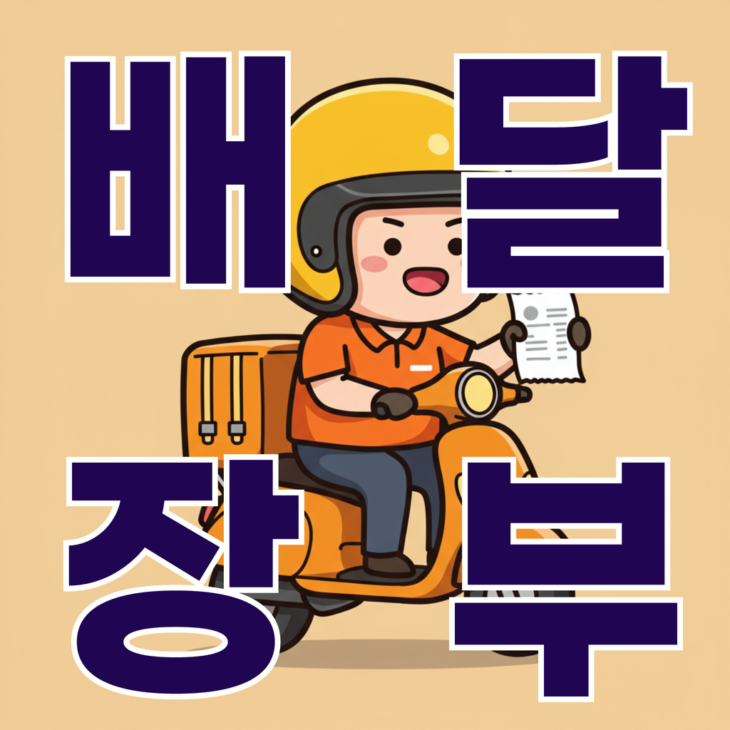 배달장부 로고