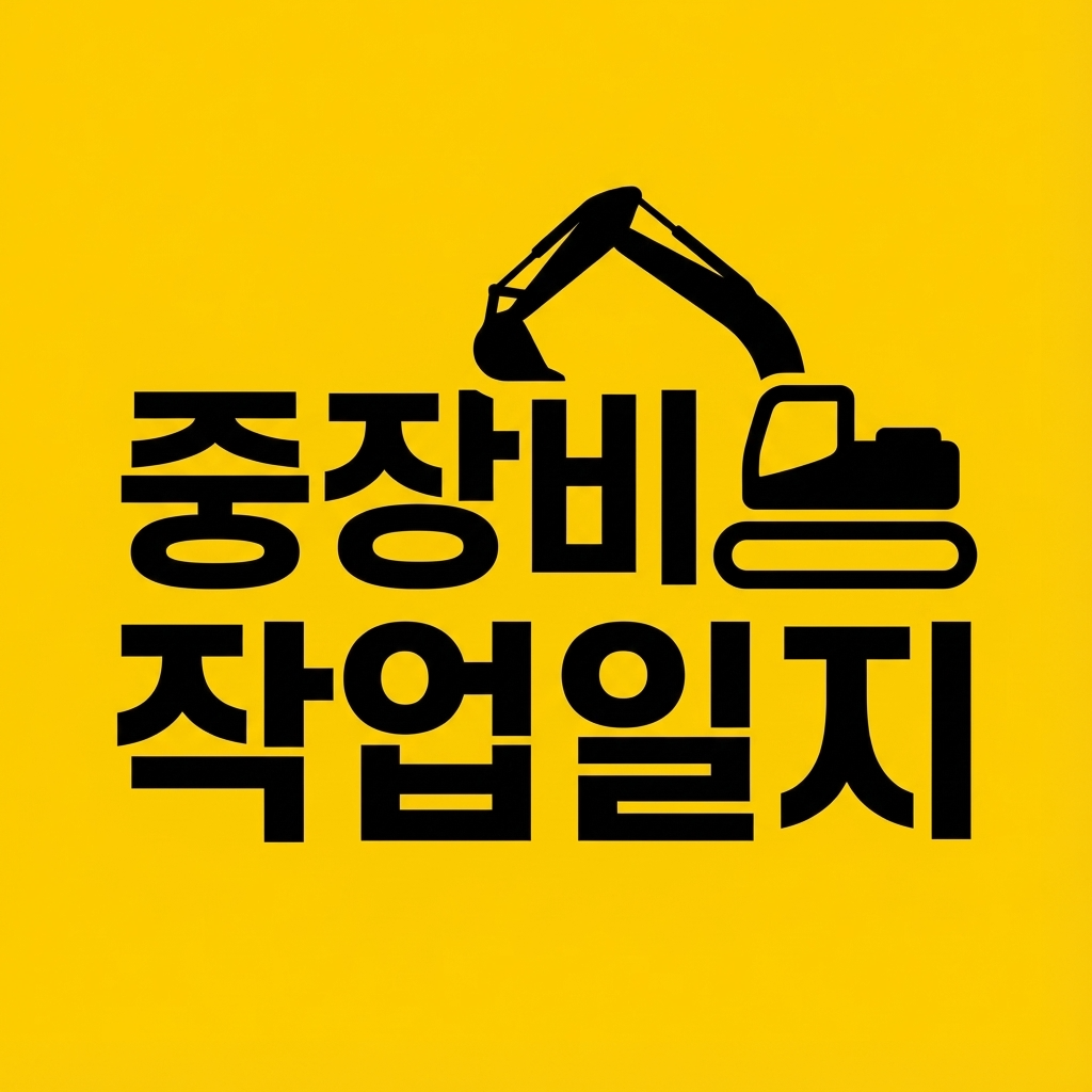 중장비수첩 로고